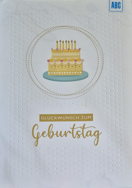 Glückwunsch zum Geburtstag (15 x 22 cm)