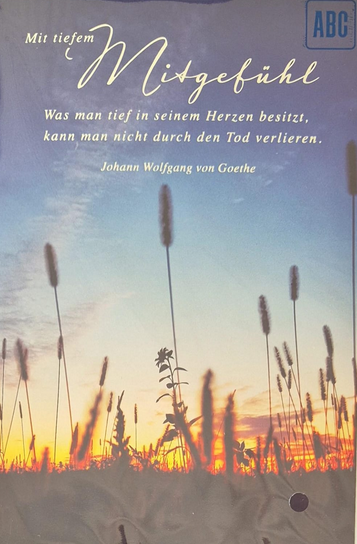 Mit tiefen Mitgefühl (B6)