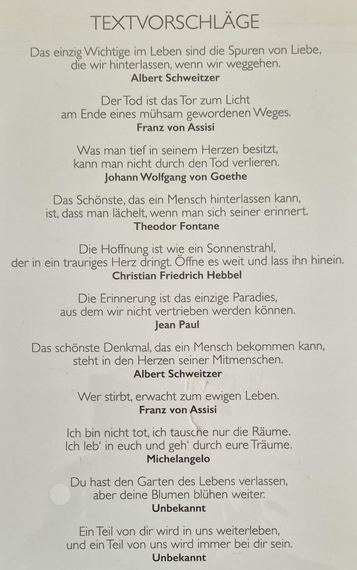 Aufrichtige Anteilnahme (B6)