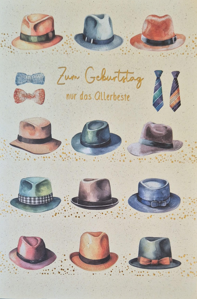 Zum Geburtstag nur das Allerbeste  (B6)