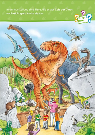 Echsenstarker Rätselspass. Dinosaurier