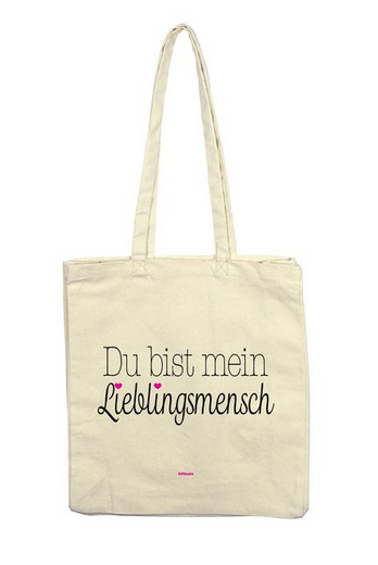 Du bist mein Lieblingsmensch, Stofftasch