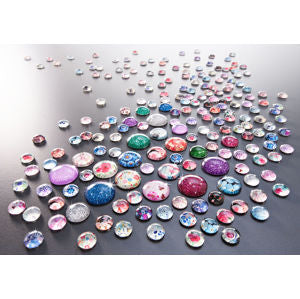 Glas-Cabochons "Fiorie" 200-teilig