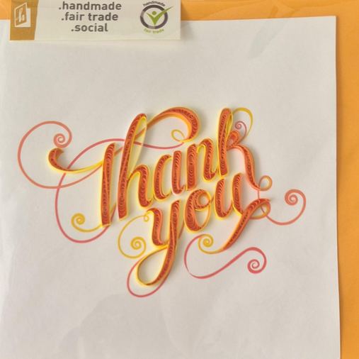 Thank you (15 x 15 cm)