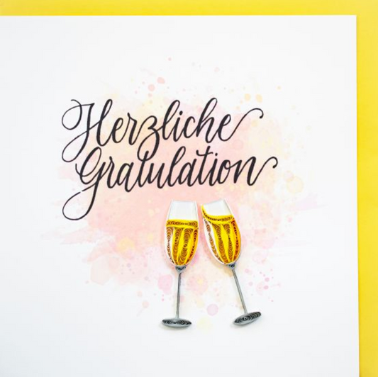Herzliche Gratulation (15 x 15 cm)