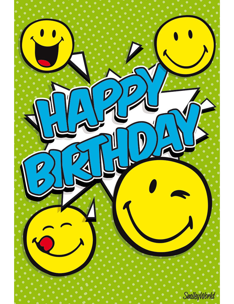 DK 3D Geburtstag Smiley