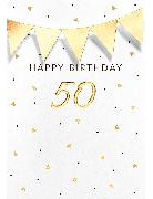 Doppelkarte Black & Gold