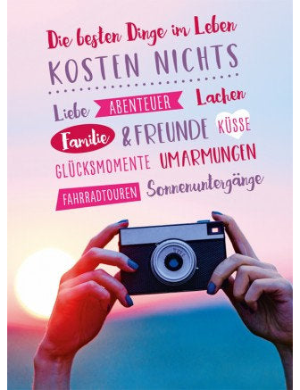 Die besten Dinge im Leben...