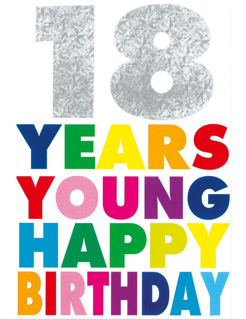 DK Geburtstag Zahl 18