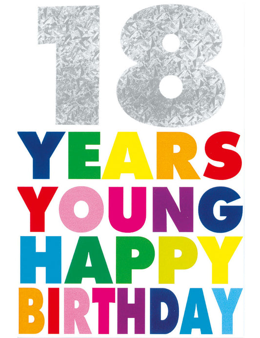 DK Geburtstag Zahl 18