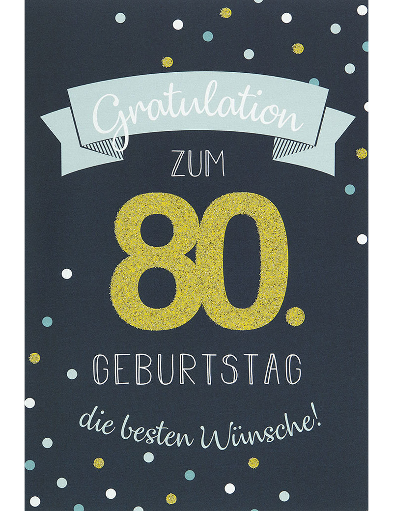 DK Geburtstag Zahl 80