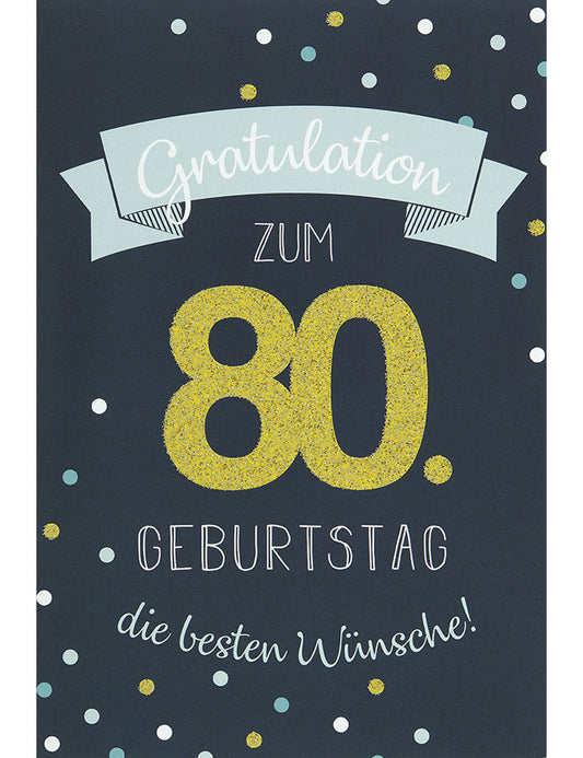 DK Geburtstag Zahl 80