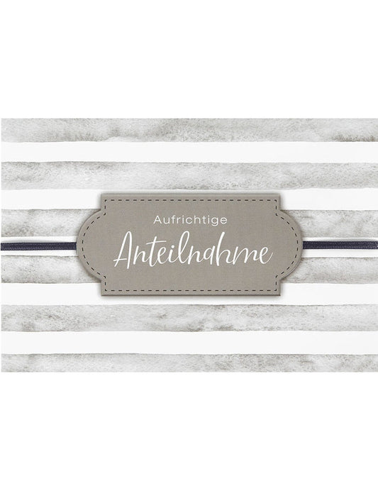 Aufrichtige Anteilnahme