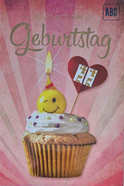 Alles Gute zum Geburtstag (B6) (Zahlen 1-99)