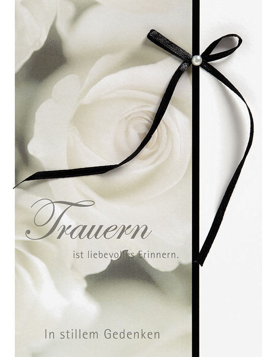 Doppelkarte Lifestyle Trauer