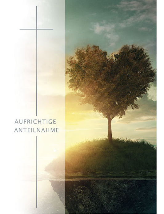 Doppelkarte Basic Trauer