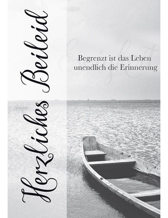 Doppelkarte Basic Trauer