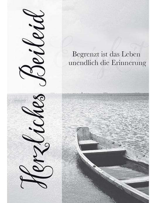 Doppelkarte Basic Trauer