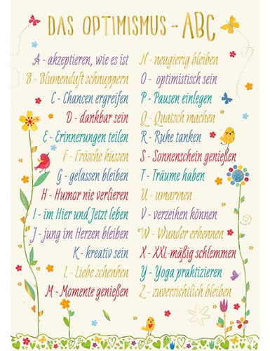 Das Optimismus - ABC