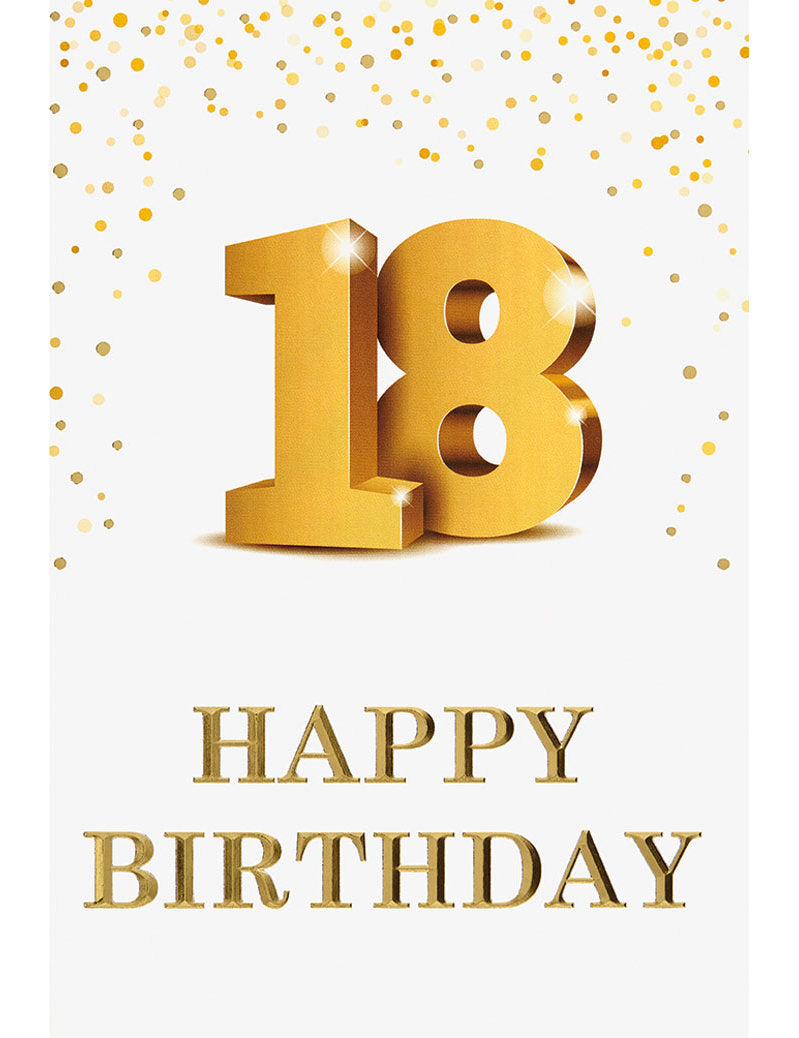 DK Geburtstag Zahl 18