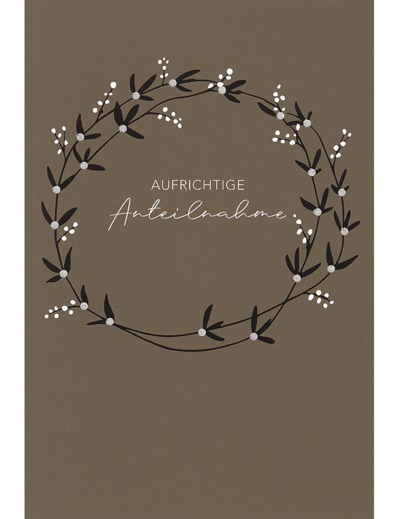 Aufrichtige Anteilnahme