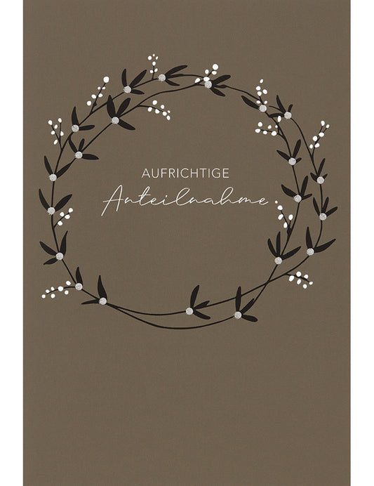 Aufrichtige Anteilnahme