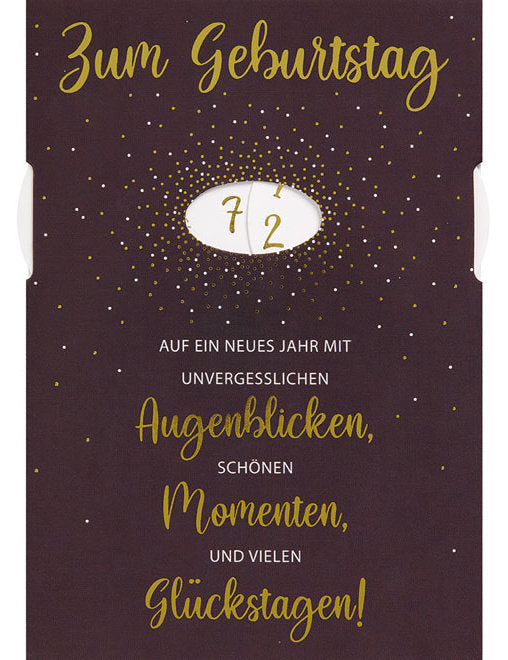 Zum Geburtstag "Zahlen 1 - 99 Jahren"