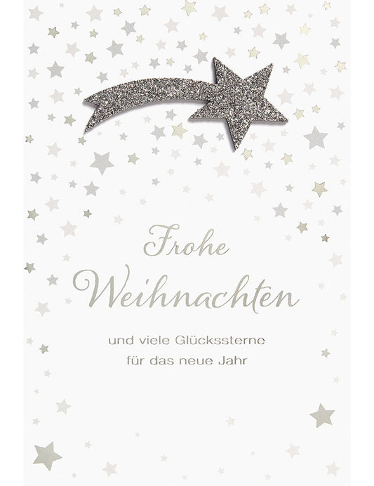 Frohe Weihnachten und viel Glückssterne für das neue Jahr