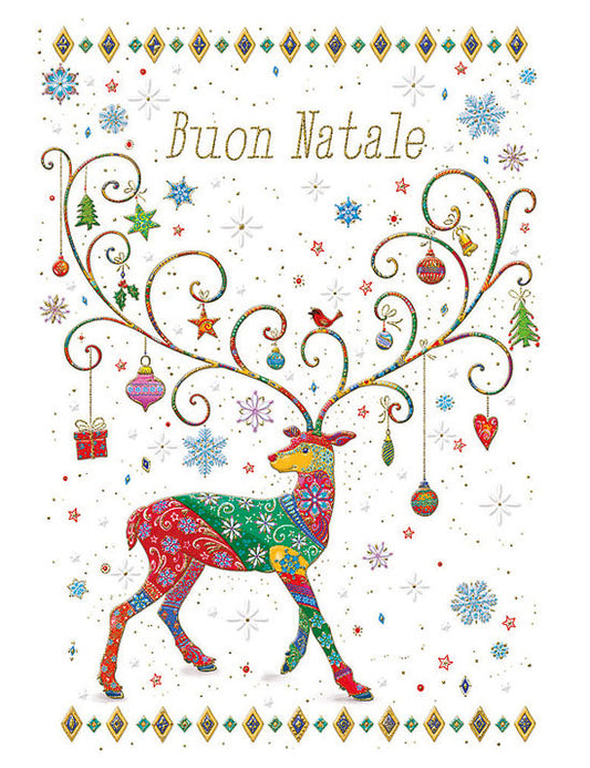 Biglietto Buon Natale C/rilievo E Foil