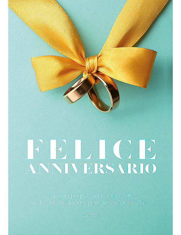 Biglietto Anniversario C/glitter