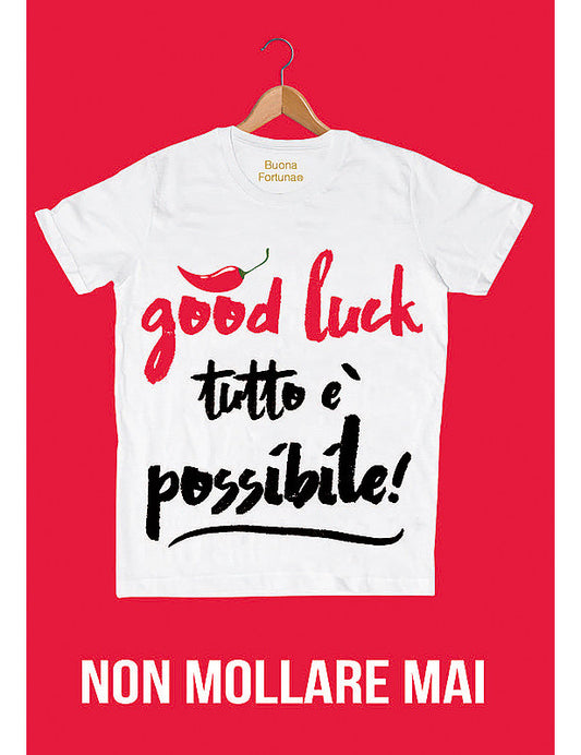 Biglietto Fortuna C/fustella E Glitter