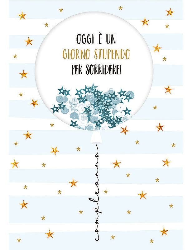 Bigl. Compleanno Special C/pailettes