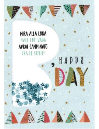 Bigl. Compleanno Special C/pailettes