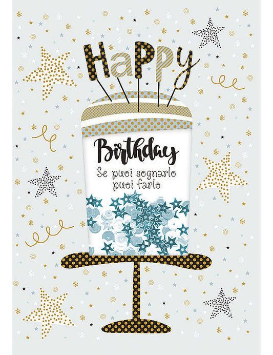 Bigl. Compleanno Special C/pailettes
