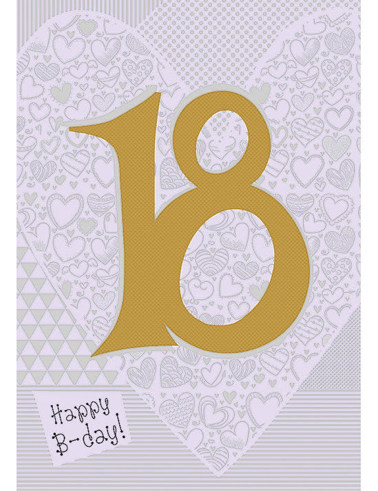 Bigl. Compleanno Special 18 Anni C/appl.