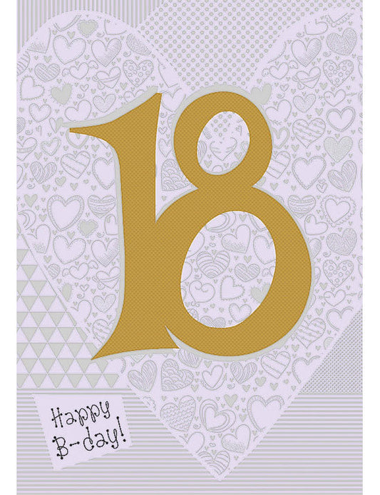 Bigl. Compleanno Special 18 Anni C/appl.