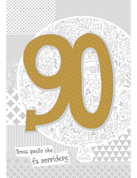 Bigl. Compleanno 90 Anni Special C/appl.