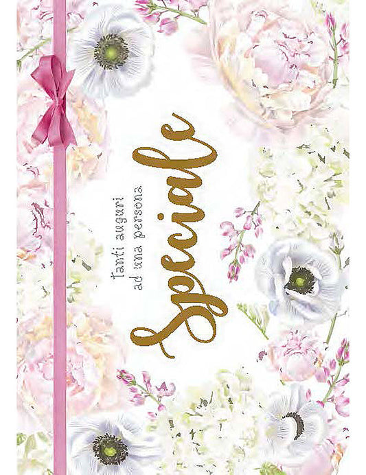 Bigl. Compleanno Flower Special C/appl.