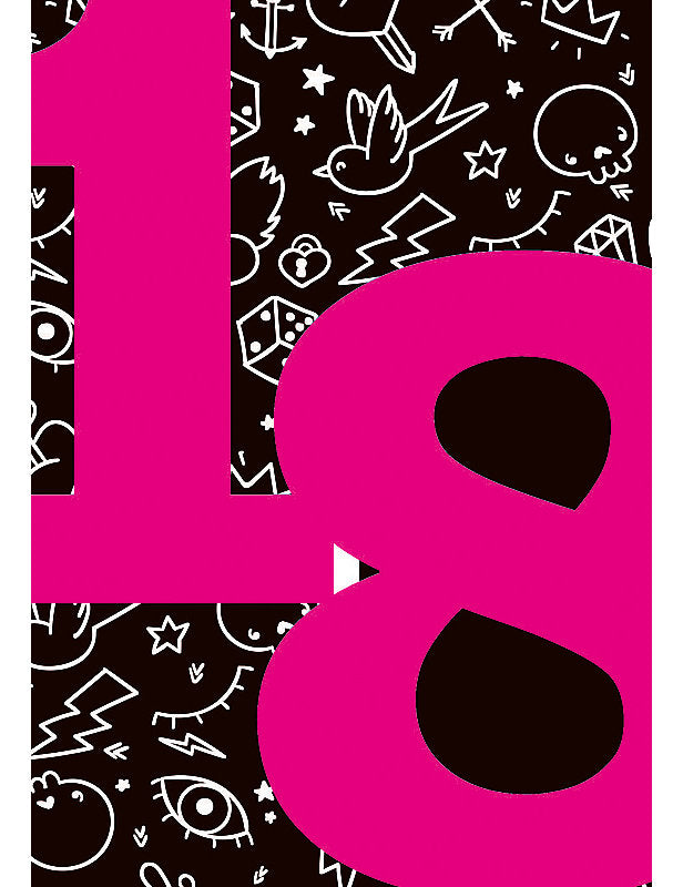 Biglietto 18 Anni Metal C/glitter