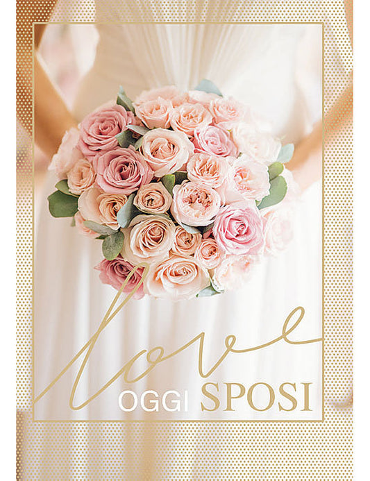 Biglietto Wedding Day C/foil