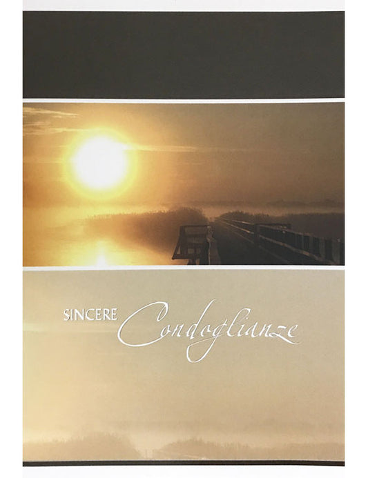 Biglietto Sincere Condoglianze 2-3380