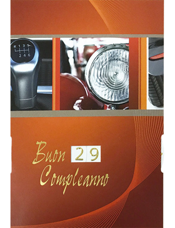 Biglietto Compleanno con numeri girevoli 11-269