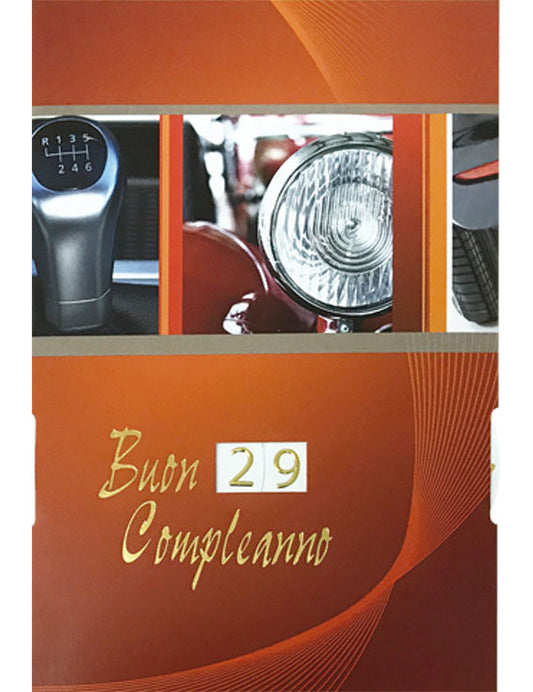 Biglietto Compleanno con numeri girevoli 11-269