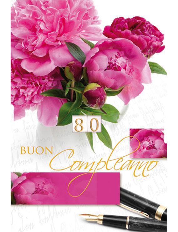 Biglietto Compleanno con numeri girevoli