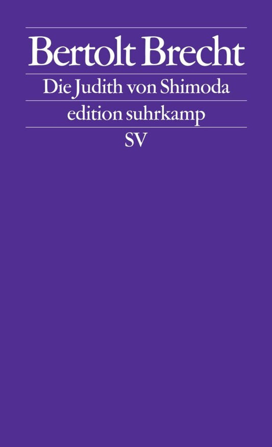 Die Judith von Shimoda (Bertolt Brecht)
