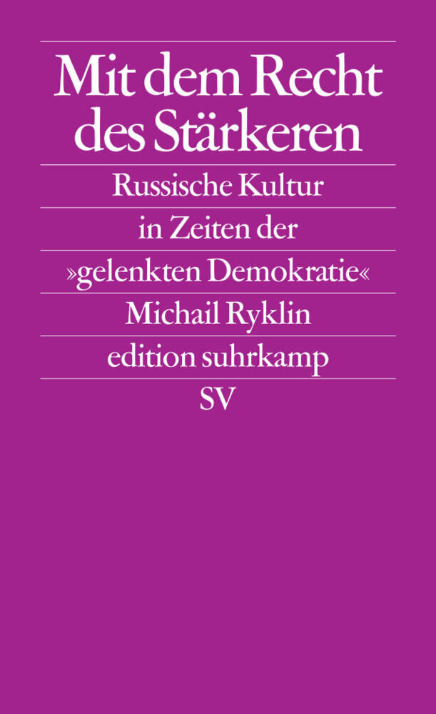Mit dem Recht des Stärkeren (Michail Ryklin)
