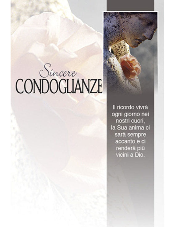 Biglietto Sincere Condoglianze 2-3404