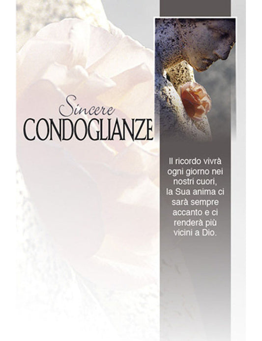 Biglietto Sincere Condoglianze 2-3404
