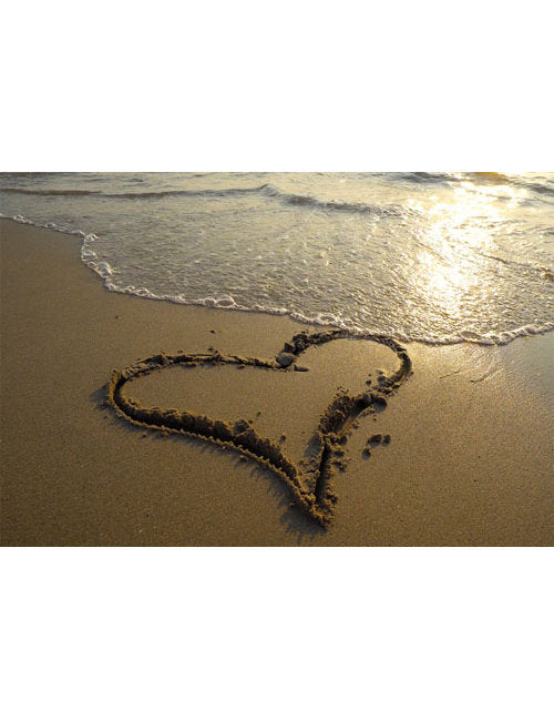 DK Blanco Foto Strand/Herz