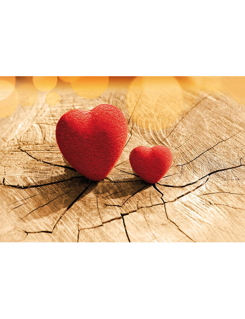 DK Blanco Foto Herze auf Stamm